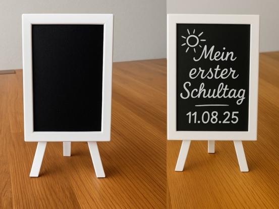 School Start Decoration Mini Easel Sign 3D