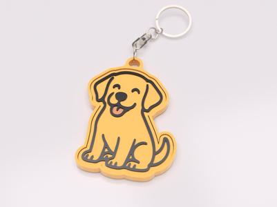 Labrador Retriever Keychain