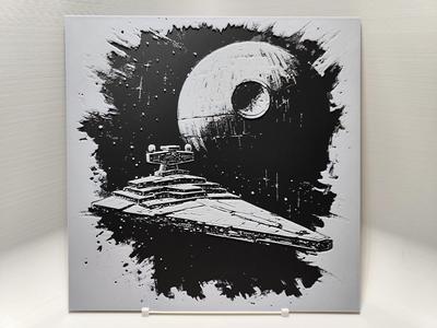 Star Destroyer with Death Star - Hueforge