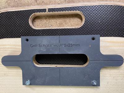 Handle Router template, Griff template for router