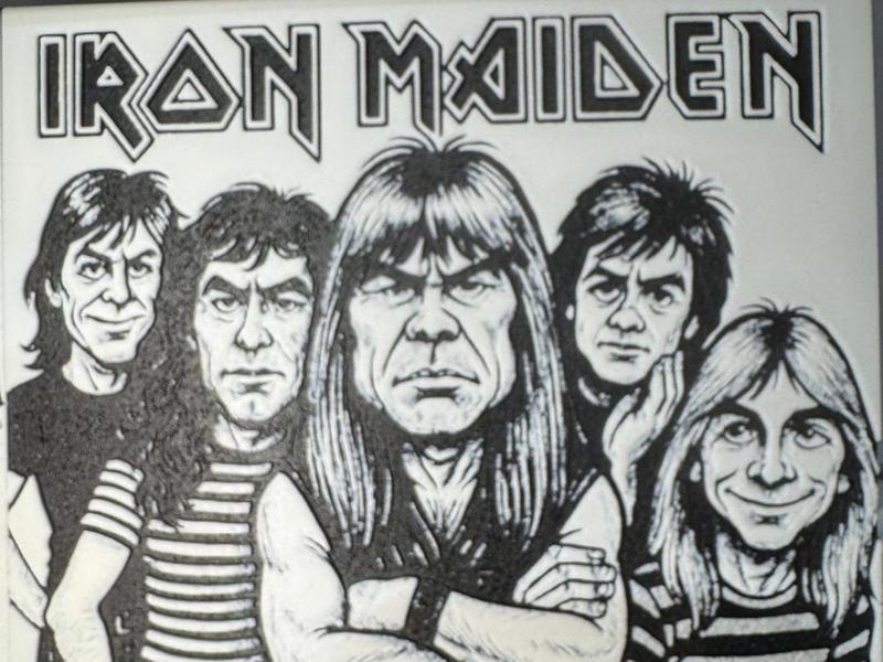 Hue Forge Iron Maiden Caricature