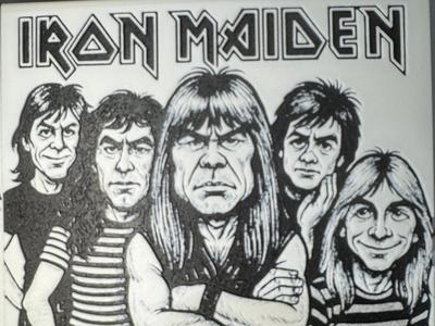 Hue Forge Iron Maiden Caricature
