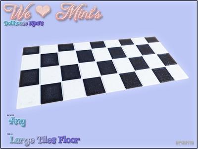 Dollhouse - Flooring Large Tiles