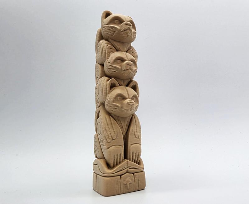 3 Bear Totem Pole