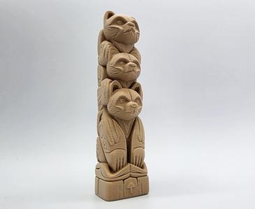 3 Bear Totem Pole