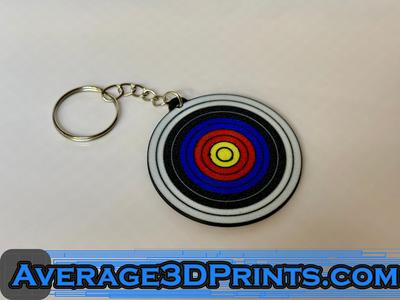 Keychain - Archery Target (NASP target)