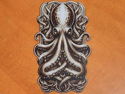 Octopus Bookmark - Hueforge