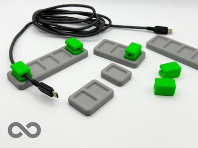 Magnetic Cable Lock Desk Management System