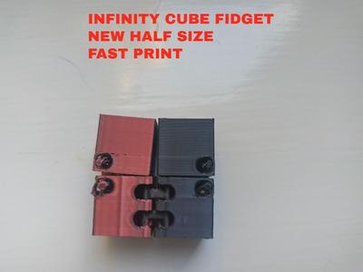 Infinity cube fidget new half size fast print