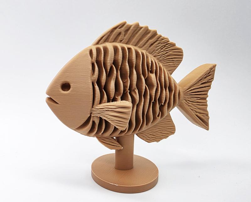 Wooden Fish Sculpture 4