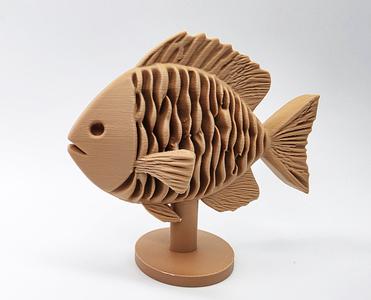 Wooden Fish Sculpture 4