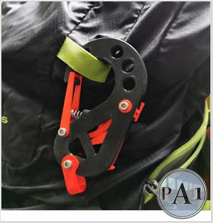 STRONG CAMPING CARABINER WITH BOTTLE OPENER