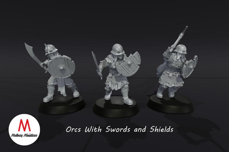 Orc Warriors with Sword and shield