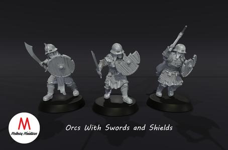 Orc Warriors with Sword and shield