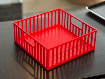 Basket crate with handles 