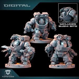 Great Orcs in Buster Armour [Bushi bits included]