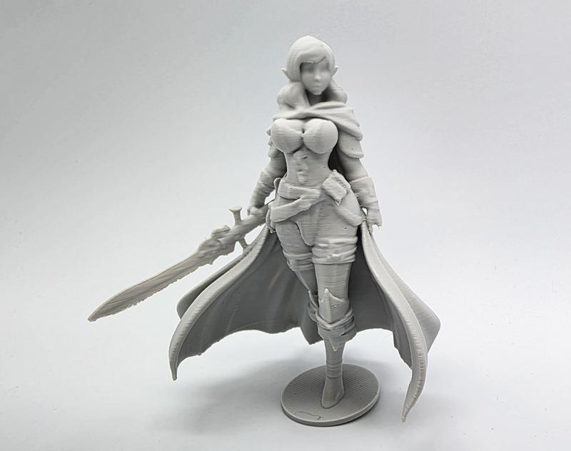 Female Elven Warrior Figurine