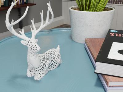 Voronoi Deer of Love