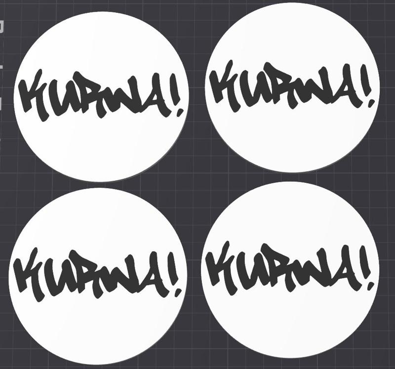 Kurwa Coaster untersetzer