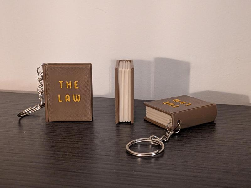 Mini Law Book | Keychain and Display Miniature