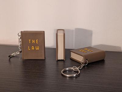 Mini Law Book | Keychain and Display Miniature