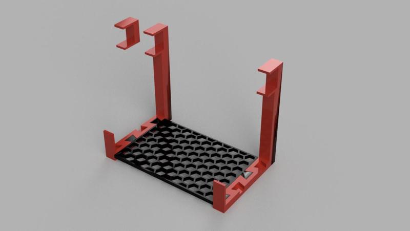 Undertable cable management