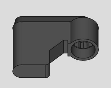 Handle and locking knob for miter saw