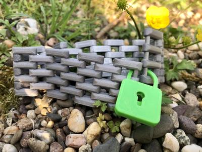 tiny padlock - print in place mechanism!