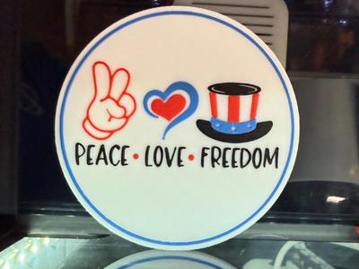 PEACE - LOVE - FREEDOM COASTER