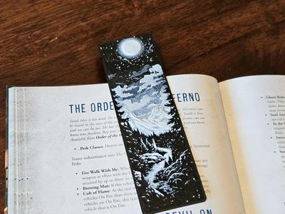 "Moonlit Valley" Bookmark