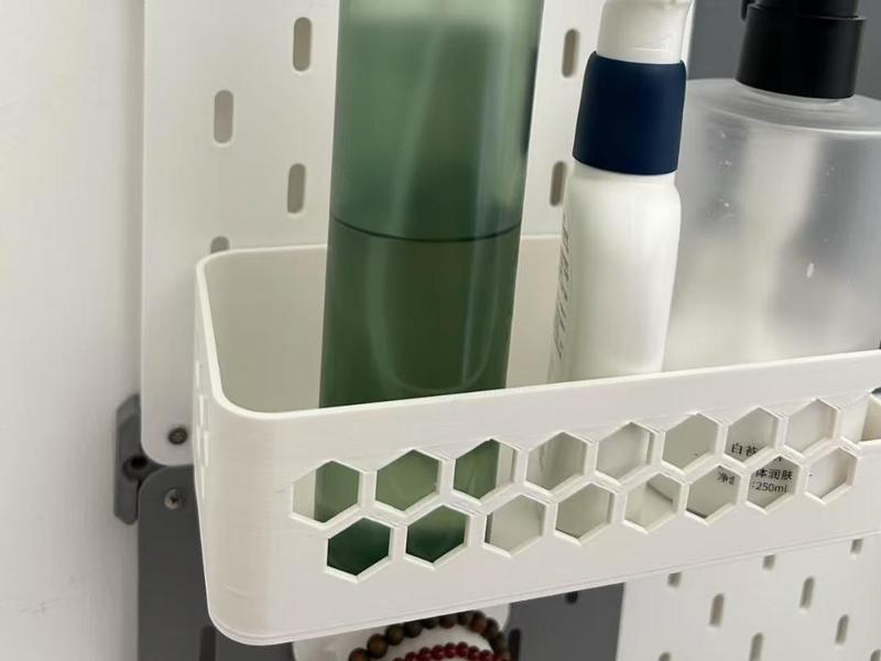 Pegboard Bottle and Jar Organizer