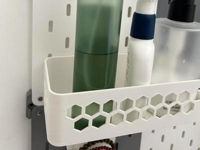 Pegboard Bottle and Jar Organizer