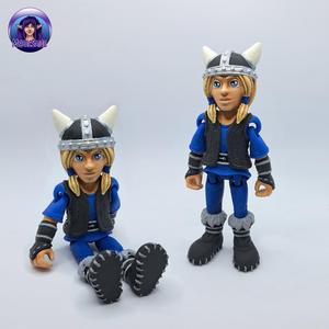 Viking - With Weapons and Rack