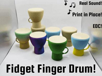Fidget Finger Drum! (Mini-Djembe) 