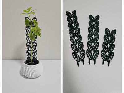 Support for plants. Plant Trellis. Leaves