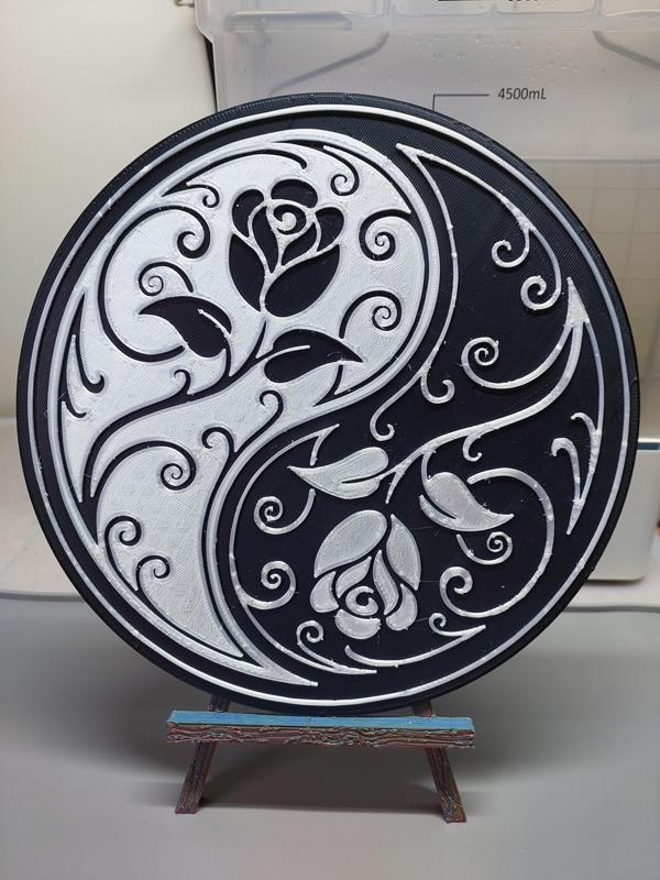 Valentine Rose Yin Yang