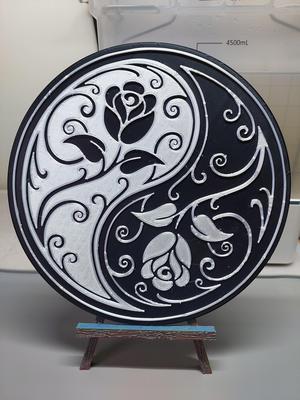 Valentine Rose Yin Yang