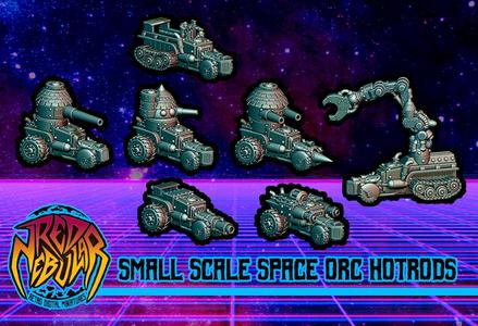 Space Orc Hotrods (10mm scale)