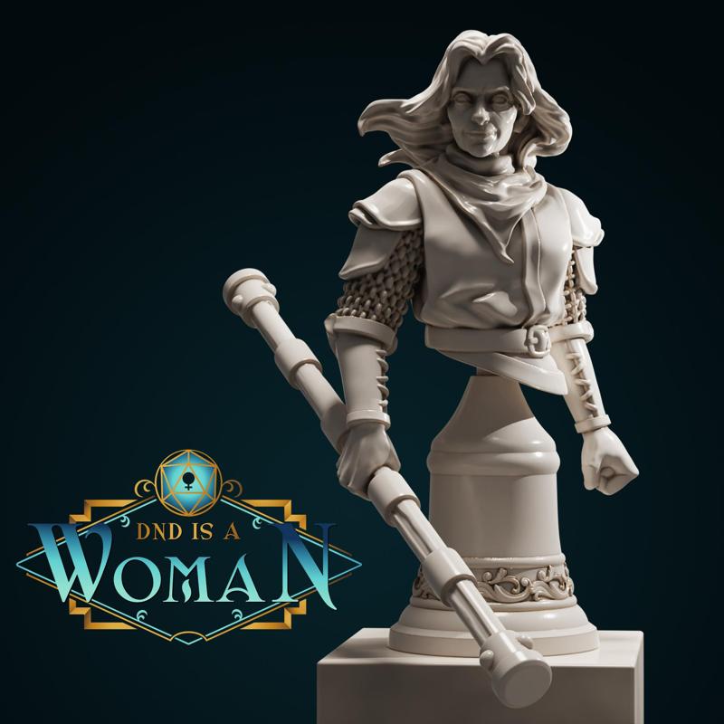 Human Cleric - Dorothea - Bust