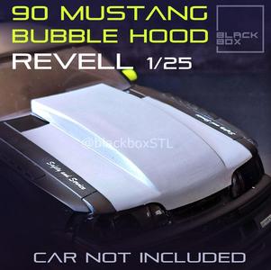 BUBBLE HOOD FOR 90 Mustang  Revell 1/25th Modelkit