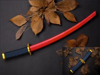 Snake heavy sword with scabbard