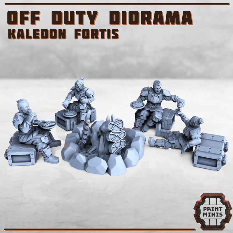 Off Duty Diorama - Kaledon Fortis