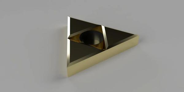Triforce electric candleholder   
