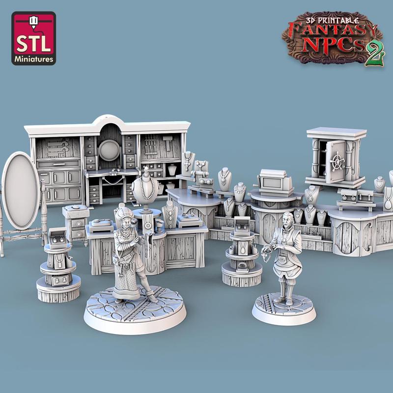 Fantasy NPCs 2 - Jewelers Set