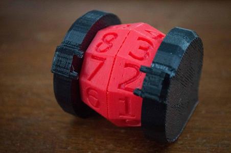 Spinning Life Counter with Numbers and Indicator