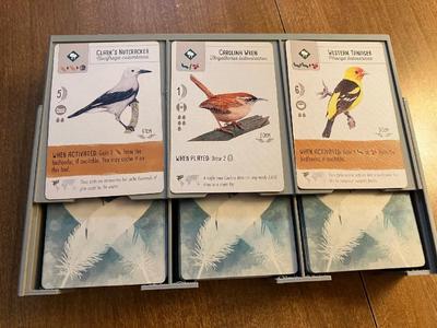 Wingspan - Three-Wide Card Tray With Lid   