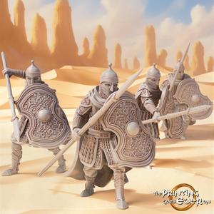 Easterner Spearmen Set - Presupported