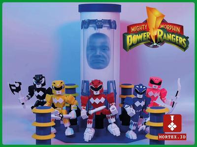 Power Rangers Command Center diorama