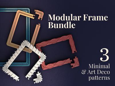 Modular Frames - A bundle of 3 geometric patterns