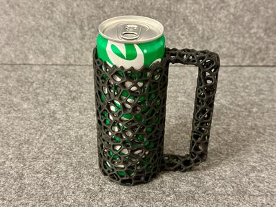 Small & Tall Voronoi soda can holder